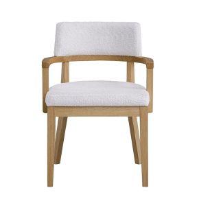 ACME DN02616 Kasem - Arm Chair (Set of 2) - Gorge Fabric & Oak