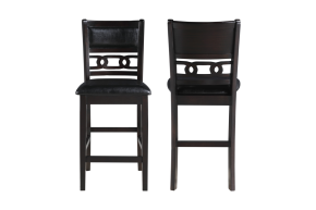 New Classic D1701-22-EBY Gia - Counter Chairs (Set of 2) - Ebony