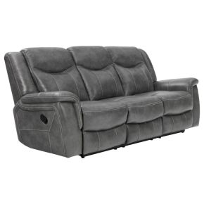 CoasterEveryday 650354 Conrad - Upholstered Padded Arm Motion Sofa - Gray