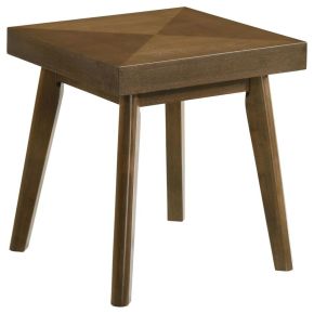 Coaster Fine Furniture 707797 Westerly - Square Wood Side End Table - Walnut Brown