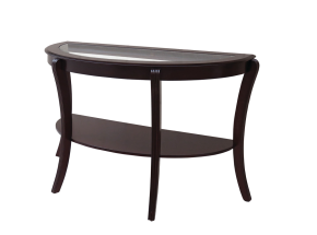 Furniture of America CM4488SO Finley - Semi - Oval Coffee Table - Espresso