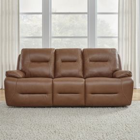 Liberty Furniture 7008SD-33P Cameron - Sofa P3 & ZG - Saddle - Dakota Saddle Leather