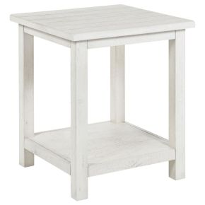 Coaster Fine Furniture 710556 Payne - Wood End Table With Shelf - White