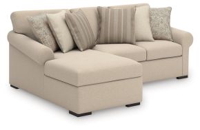 Benchcraft® 59404S6 LadyMae - 2-Piece Sectional With LAF Corner Chaise - Twill
