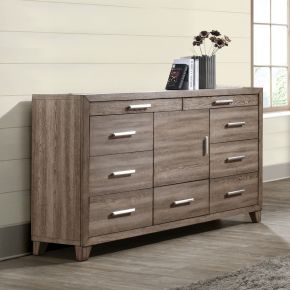 New Classic B3412-050 Harrisburg - 9 Drawer Dresser - Walnut