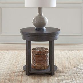 Liberty Furniture 811-OT1020 Weston - Round End Table - Brown