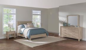 Coaster Fine Furniture 222521KE-S4 Solano - 4-Piece Eastern King Bedroom Set - Weathered Mango