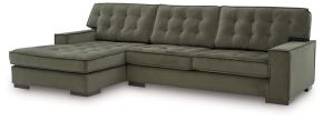 Signature Design by Ashley® PC61702S1 Caspian-Town - 2-Piece Sectional With LAF Corner Chaise - Olive