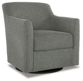 Signature Design by Ashley® A3000326 Bradney - Swivel Accent Chair - Gray