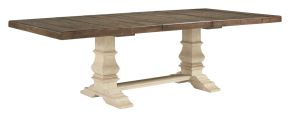 Signature Design by Ashley® D647/55T/55B Bolanburg - Brown / Beige - Extension Dining Table