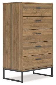 Signature Design by Ashley® EB1866-245 Deanlow - Five Drawer Chest - Honey
