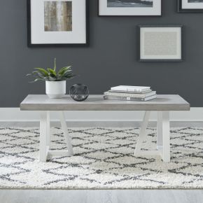 Liberty Furniture 499-OT1011 Palmetto Heights - Rectangular Cocktail Table - White