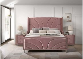 ACME BD01183Q ACME BD01183Q Salonia - Queen Bed - Pink Velvet