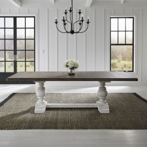 Liberty Furniture 237-T4402 River Place - Trestle Table Top - White