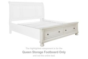 Signature Design by Ashley® B742-74 Robbinsdale - Queen Storage Footboard - Antique White