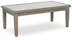 Signature Design by Ashley® P701-701 Rainier Ranch - Rectangular Cocktail Table - Brown / Beige
