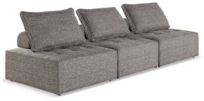 Signature Design by Ashley® P160P9 Bree Zee - 3-Piece Outdoor Modular Seating - Brown