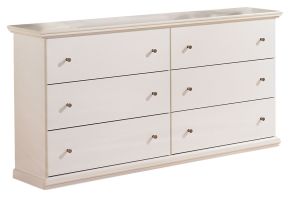 Ashley Furniture B139-31 Bostwick - White - Six Drawer Dresser