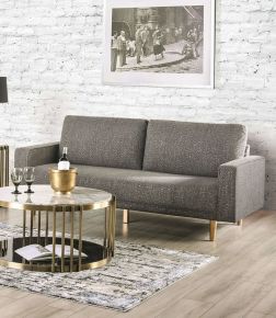Furniture of America FM61000GY-SF Elverum - Sofa - Charcoal Gray