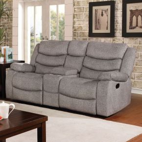 Furniture of America CM6940-LV Castleford - Console Loveseat - Light Gray
