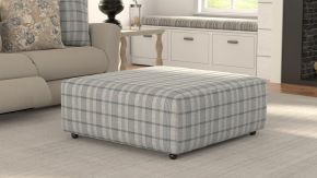 Catnapper 23212-1459/43 Chappy - Castered Cocktail Ottoman - Chambray
