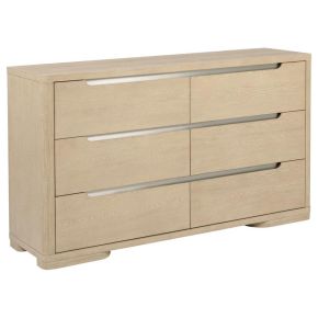 Coaster Fine Furniture 225083 Ladera - 6-Drawer Bedroom Dresser - Light Elm