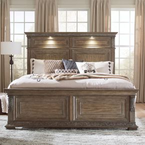 Liberty Furniture 502-BR-CPB Carlisle Court - California King Panel Bed - Brown