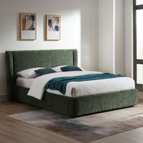 ACME BD05452Q ACME BD05452Q Cheryl - Queen Bed - Dark Green Chenille