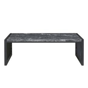 Pulaski Furniture P301728 Modern Industrial Stone Top Cocktail Table - Dark Gray