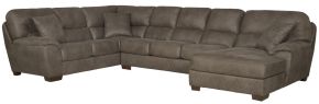 Jackson 4043/30/62/76-19 Royce - 3 Piece Sectional With RSF Chaise - Brown