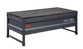 ACME 82365 Cargo - Coffee Table - Weathered Oak & Gunmetal Finish