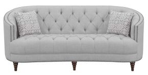 CoasterElevations 505641 Avonlea - Upholstered Sloped Arm Sofa Fabric - Gray
