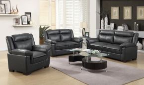 CoasterEveryday 506591-S3 Arabella - 3 Piece Upholstered Padded Arm Sofa Set - Gray