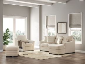 Benchcraft® 48602/18/20/14 Benchcraft® 48602/18/20/14 Lango - 3 Pc. - Sofa Chaise, Chair, Ottoman - Jute