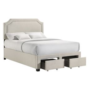 Intercon UB-BR-TRPFUL-BGE-C Tropic - Full Storage Bed - Beige
