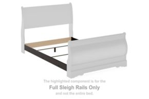 Signature Design by Ashley® B128-88 Huey Vineyard - Full Sleigh Rails - Black