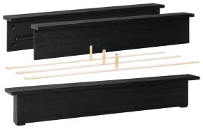 Millennium® by Ashley B768-56 Londer - King Panel Footboard W/Rails - Black