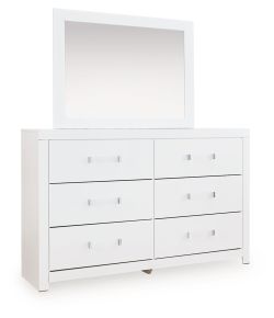 Ashley Furniture PCB1119B1 Ashley Furniture PCB1119B1 Maeling - Dresser And Mirror - White