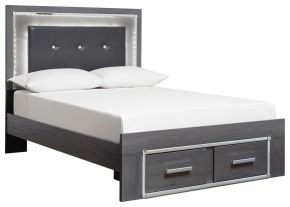 Ashley Furniture B214B5 Ashley Furniture B214B5 Lodanna - Full Panel Bed With Storage - Gray