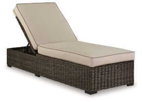 Signature Design by Ashley® P784-815 Coastline Bay - Brown - Chaise Lounge With Cushion