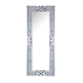 ACME 97758 Noralie - Accent Floor Mirror - Pearl Silver