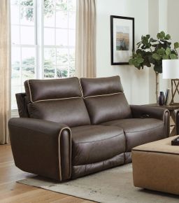 Catnapper 63502-1419/49-1419/38 Catnapper 63502-1419/49-1419/38 Nico - Power Reclining Loveseat With Power Adjustable Headrest - Walnut