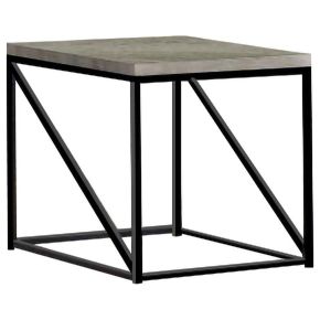 CoasterEveryday 705617 Birdie - Square Engineered Wood End Table - Sonoma Gray