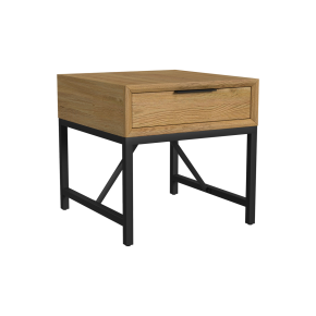 Intercon NP-TA-2424-NTO-C Newport - End Table - Natural Oak