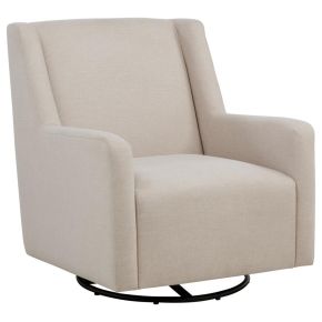 Coaster Fine Furniture 903930 Sorrel - Fabric Upholstered Swivel Glider Arm Chair - Latte