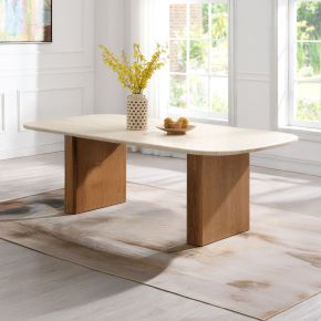 ACME DN04755 Lidi - Dining Table - Brown / Natural