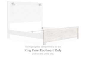 Signature Design by Ashley® B1190-56 Gerridan - King Panel Footboard - White