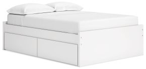 Ashley Furniture EB9630B13 Ashley Furniture EB9630B13 Onita - Full Platform Bed With 2 Side Storage - White