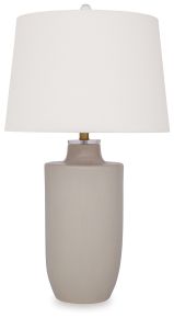 Ashley Furniture L100794 Cylener - Off White - Ceramic Table Lamp