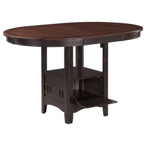 CoasterEveryday 105278 Lavon - Oval Extension Counter Dining Table - Light Chestnut